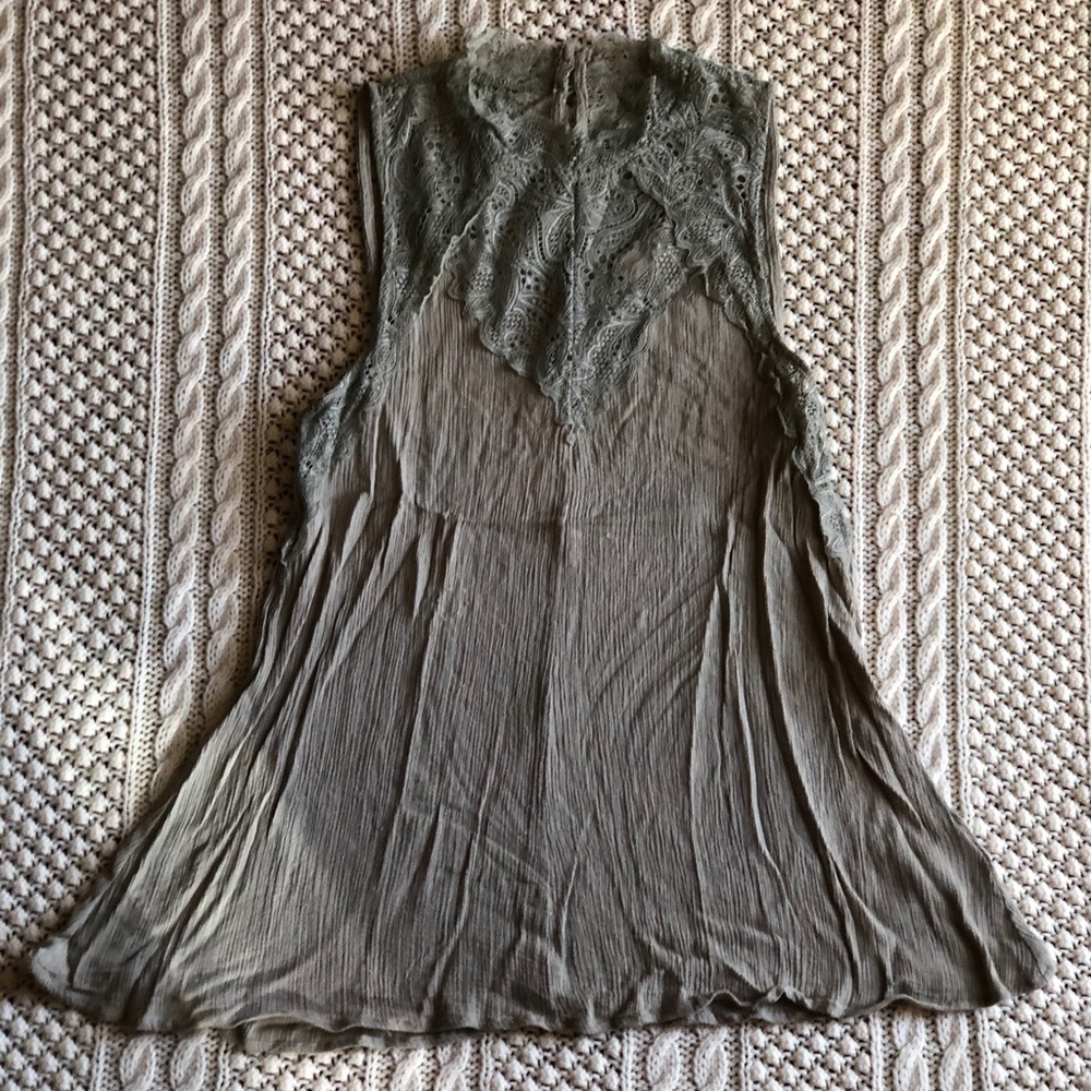 Blouse lace tank